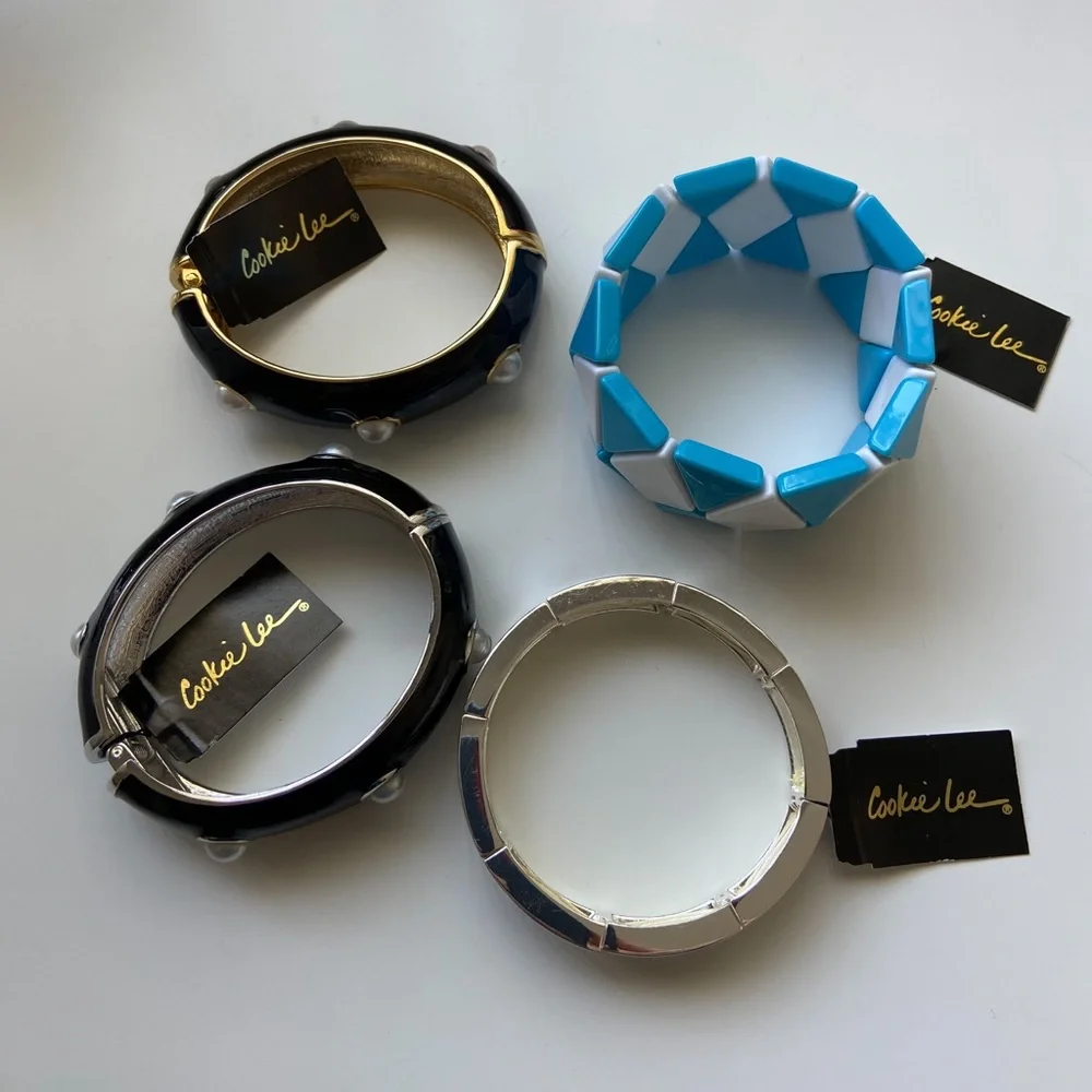 Cookie Lee, set of 4 bracelets, NWT